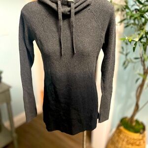Women's Gray Knit Hoodie